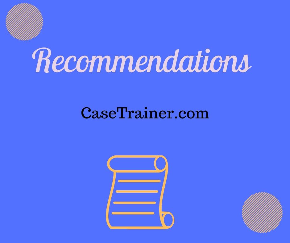 Recommendations