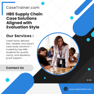 HBS Supply Chain Case Solutions Aligned with Evaluation Style