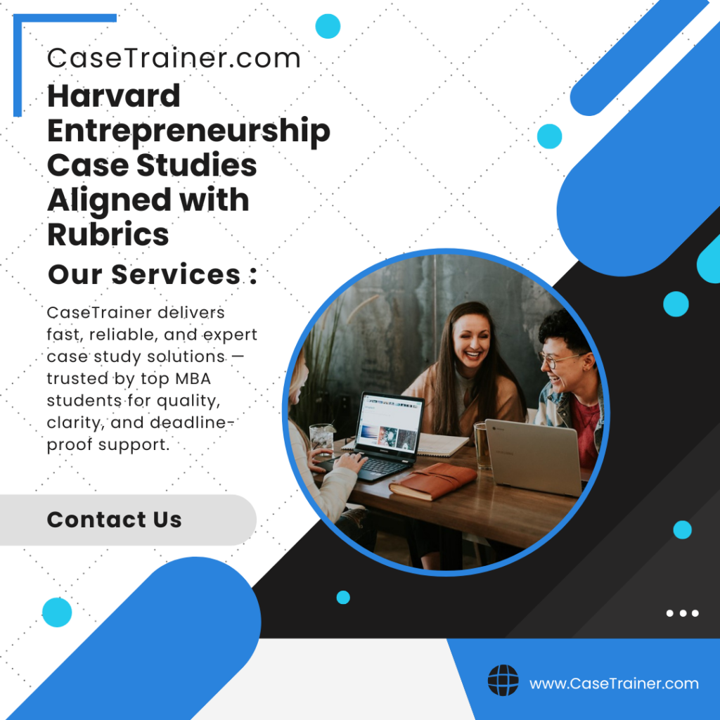 Harvard Entrepreneurship Case Studies Aligned with Rubrics